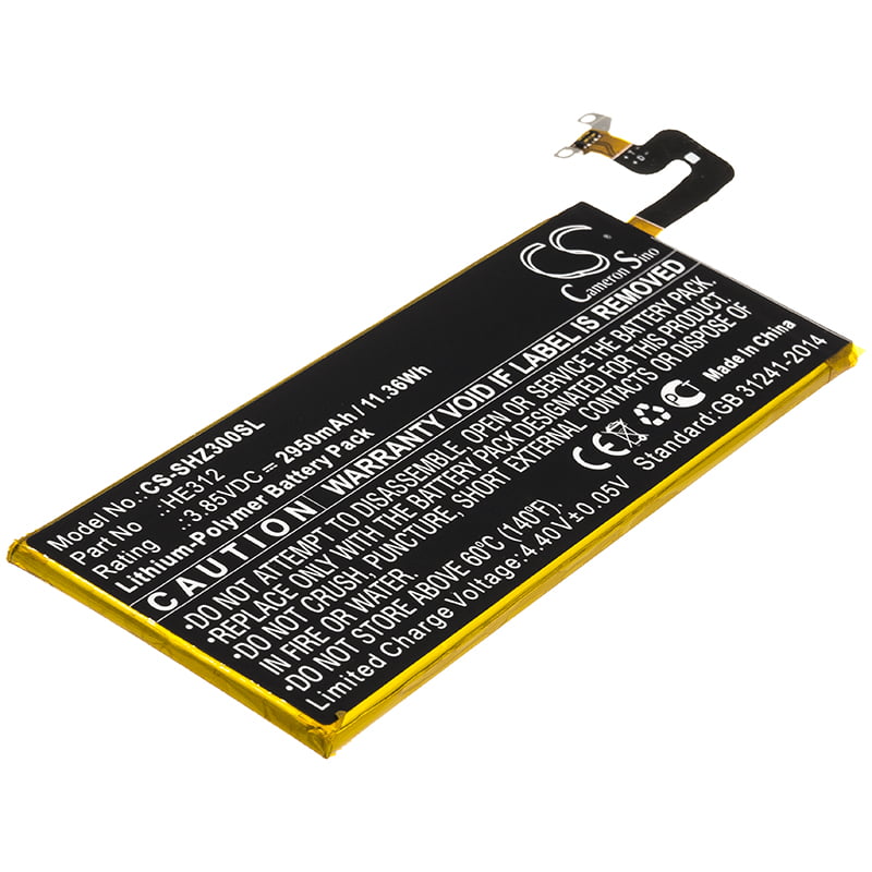 Sharp FS8009 L900S Z3 HE312 Replacement Battery 2950mAh