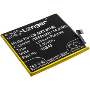 Motorola KG40 Mobile/SmartPhone Replacement Battery 3800mAh