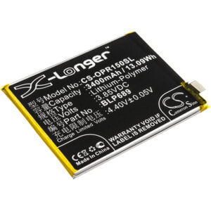 OPPO PBCM10 PBCT10 R15x BLP689 Replacement Battery 3400mAh