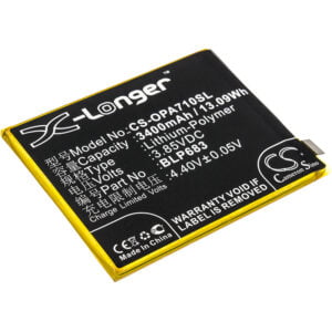 OPPO A7x PBBM00 BLP683 Replacement Battery 3400mAh
