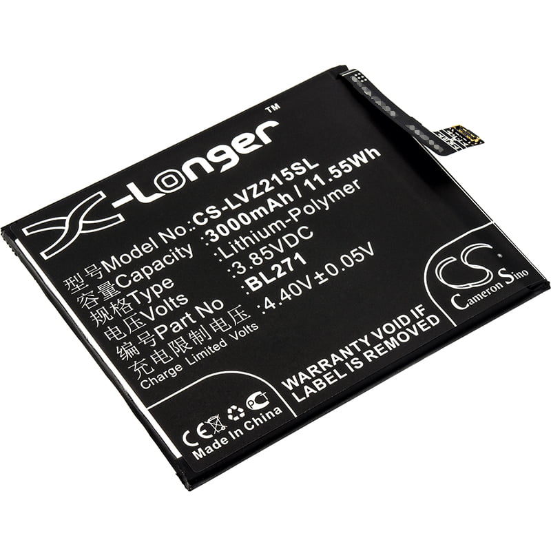 Lenovo Z2151 ZUK Edge BL271 Replacement Battery 3000mAh