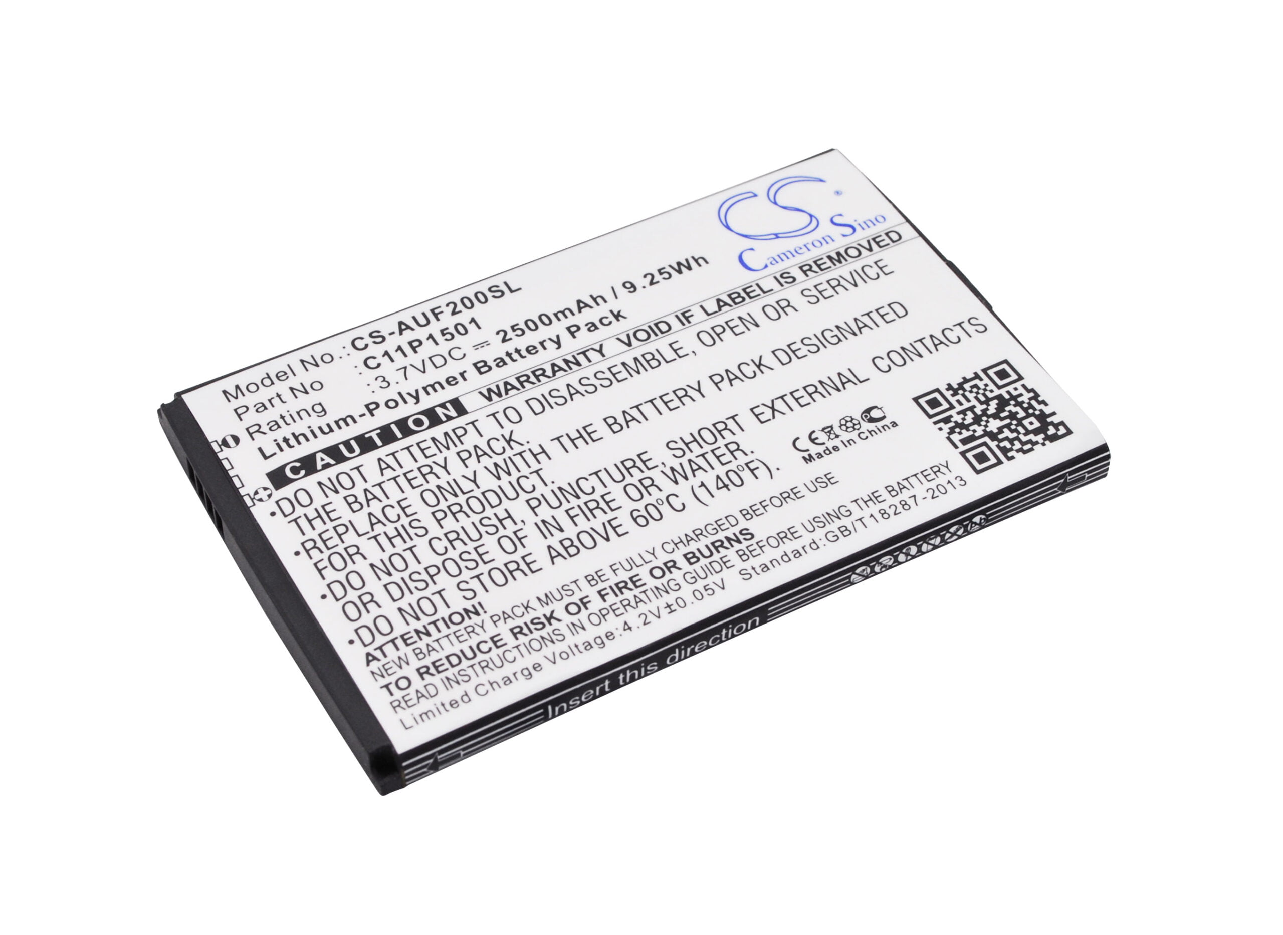 C11P1501 Asus Replacement Battery 3.7V 2500mAh