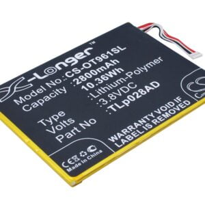 TLP028AD Alcatel One Touch Pixi 7 Replacement Battery