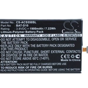 Acer Liquid Jade S Compatible Battery 3.8V 1900mAh BAT-D10