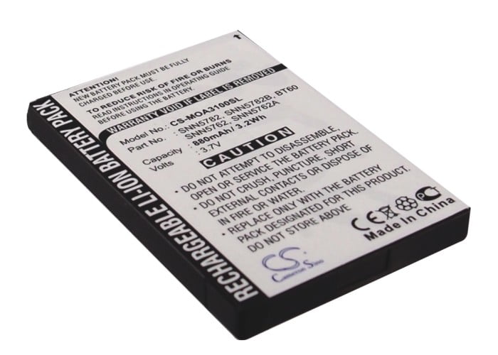 BT60 MOTOROLA Replacement Battery 3.7V 880mAh