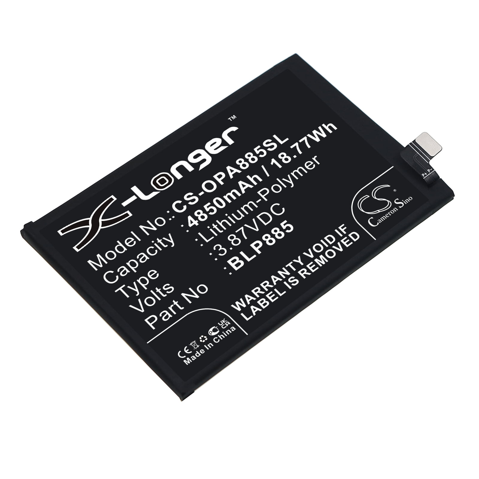 OPPO A96 CPH2333 BLP885 Replacement Battery 4850mAh