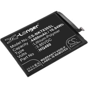 HQ480 Nokia 8 V 5G 8.3 2020 5G Replacement Battery 4400mAh