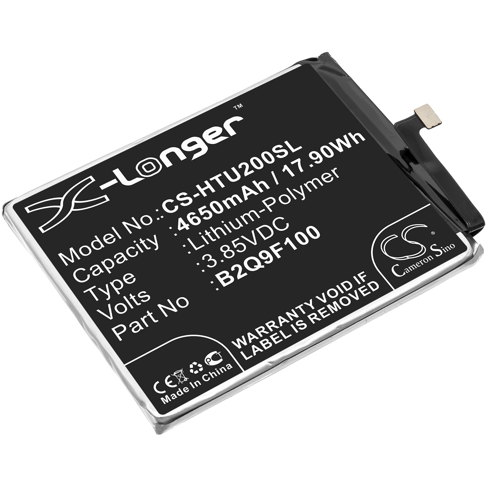 HTC F233 U20 5G B2Q9F100 Replacement Battery 4650mAh