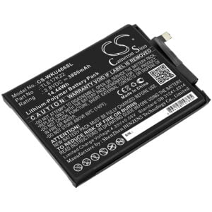 Wiko P4661AN U Feel Go TLE17K22 Replacement Battery 3800mAh