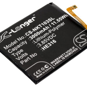 Nokia 6 HMD D1C TA-1000 Replacement Battery 3.85V 3000mAh