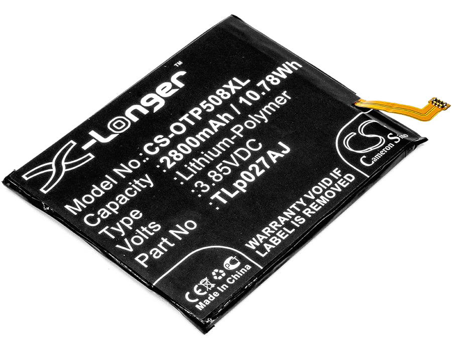 Alcatel One Touch A5 Replacement Battery 3.85V 2800mAh