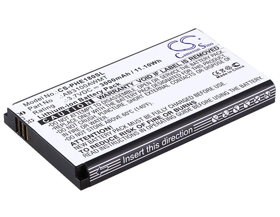 Philips CTE180BK CTX1560 CTX5500 Replacement Battery 3000mAh