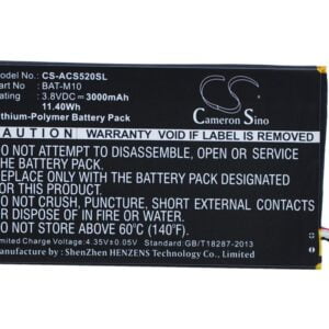 Acer BAT-M10 Liquid S2 Replacement Battery 3.8V 3000mAh
