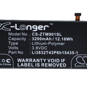 ZTE  Li3832T43P6h15435-1, Li3832T43P6HC15435-1, Li3832T43P6hC15435-I CS-ZTM901SL