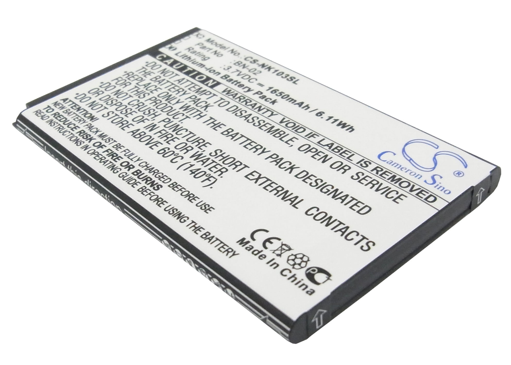 Nokia XL RM-1030 RM-1042 BN-02 Replacement Battery 1650mAh