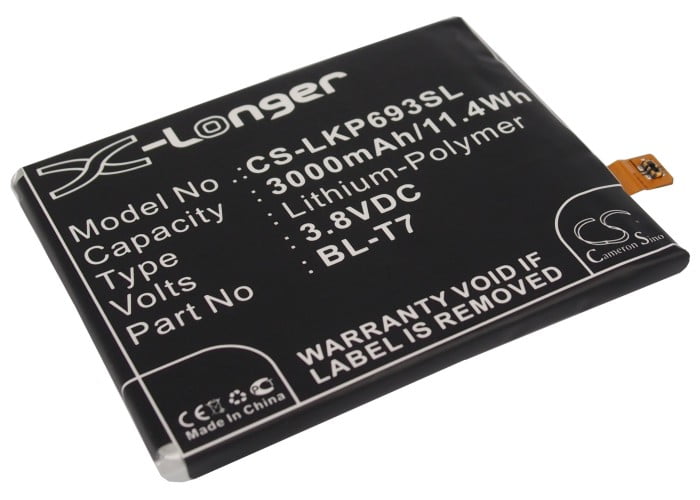 LG BL-T7 Mobile/SmartPhone Replacement Battery 3.8V 3000mAh