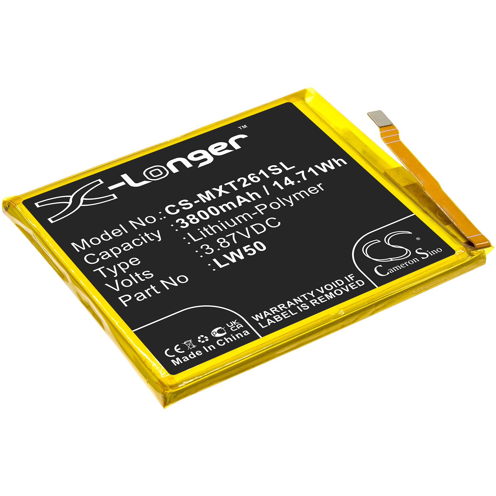 Motorola Moto Edge Plus Replacement Battery 3.87V 3800mAh