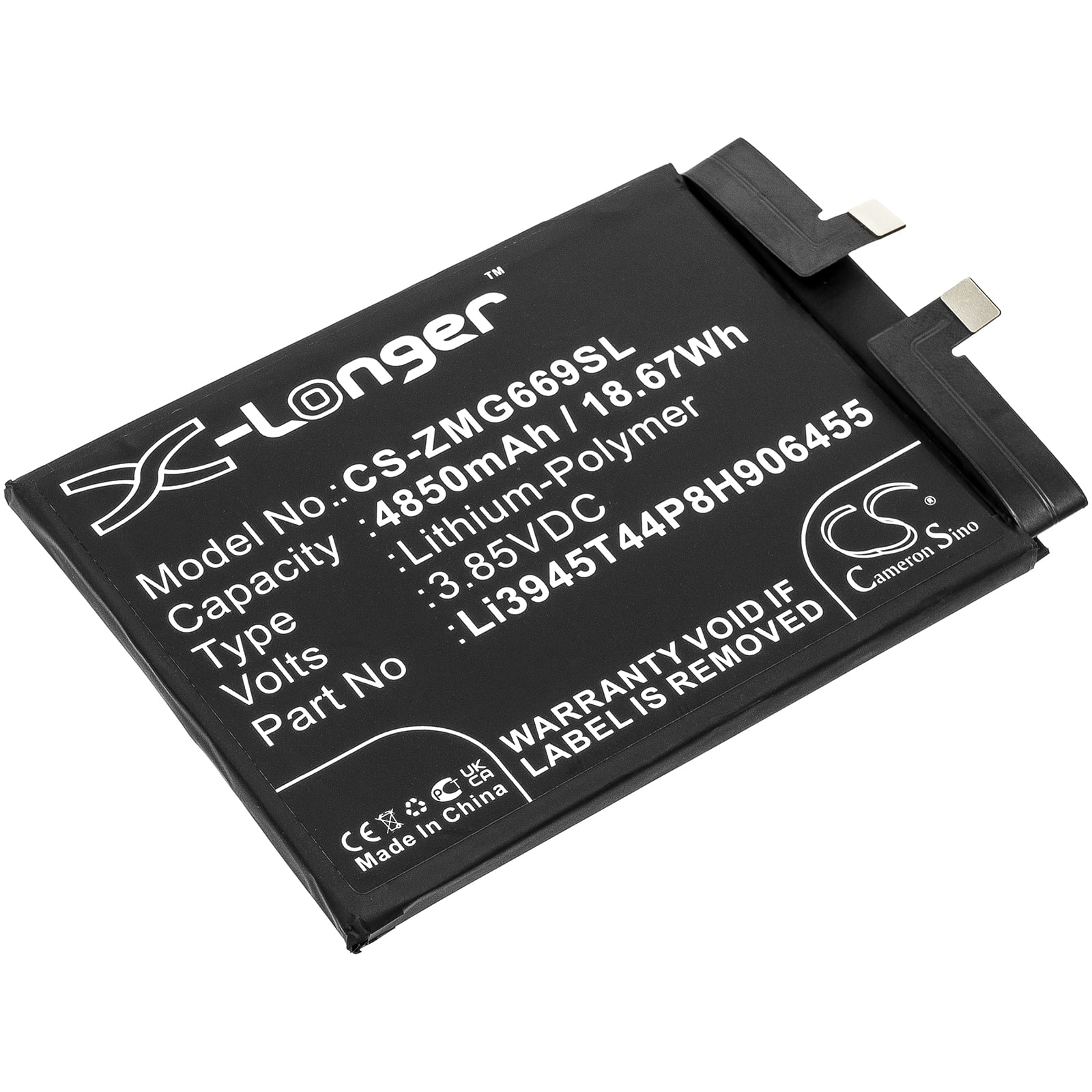 ZTE Nubia Red Magic 6 Replacement Battery 3.85V 4850mAh