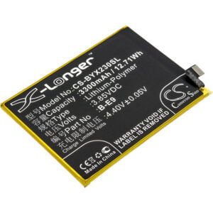 BBK B-E9 Mobile/SmartPhone Replacement Battery 3300mAh