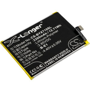 MODEL B-E1 BBK Replacement Battery 3.85V 3300mAh
