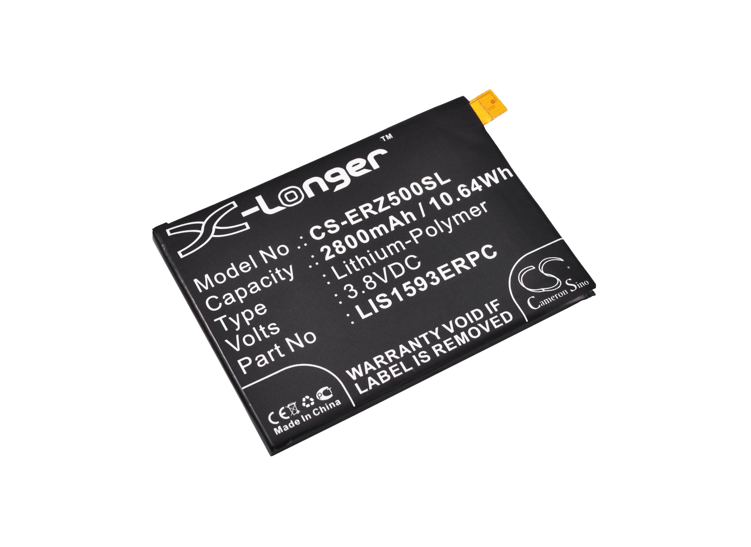 1294 1249 Sony Replacement Battery 3.8V 2800mAh