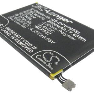 OPPO Find Way U7015 U705T Replacement Battery 3.8V 2020mAh