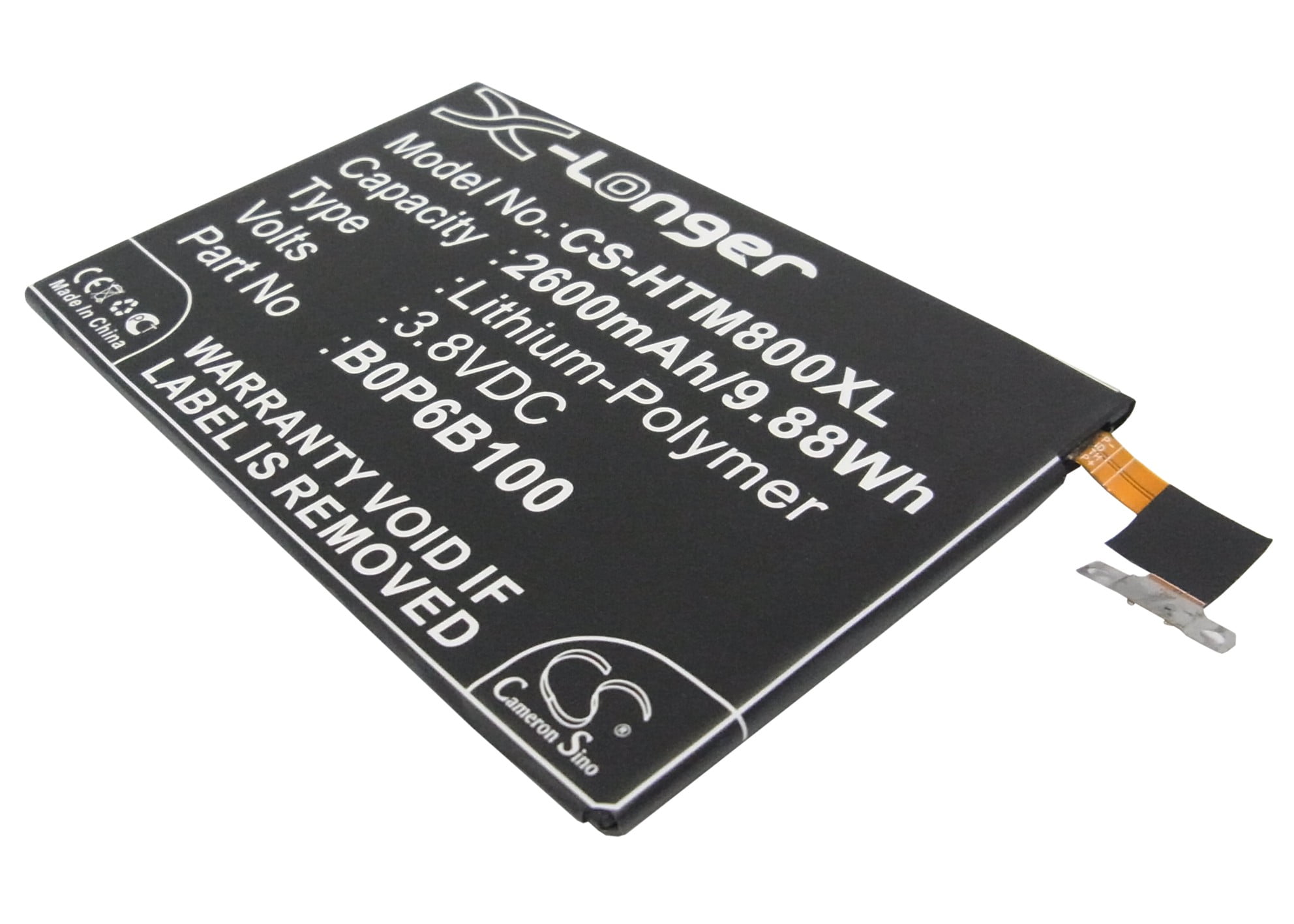 HTC M8 Replacement Battery B0P6B100 3.8V 2600mAh