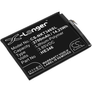 Nokia 7 Plus TA1046 HE346 Replacement Battery 3700mAh