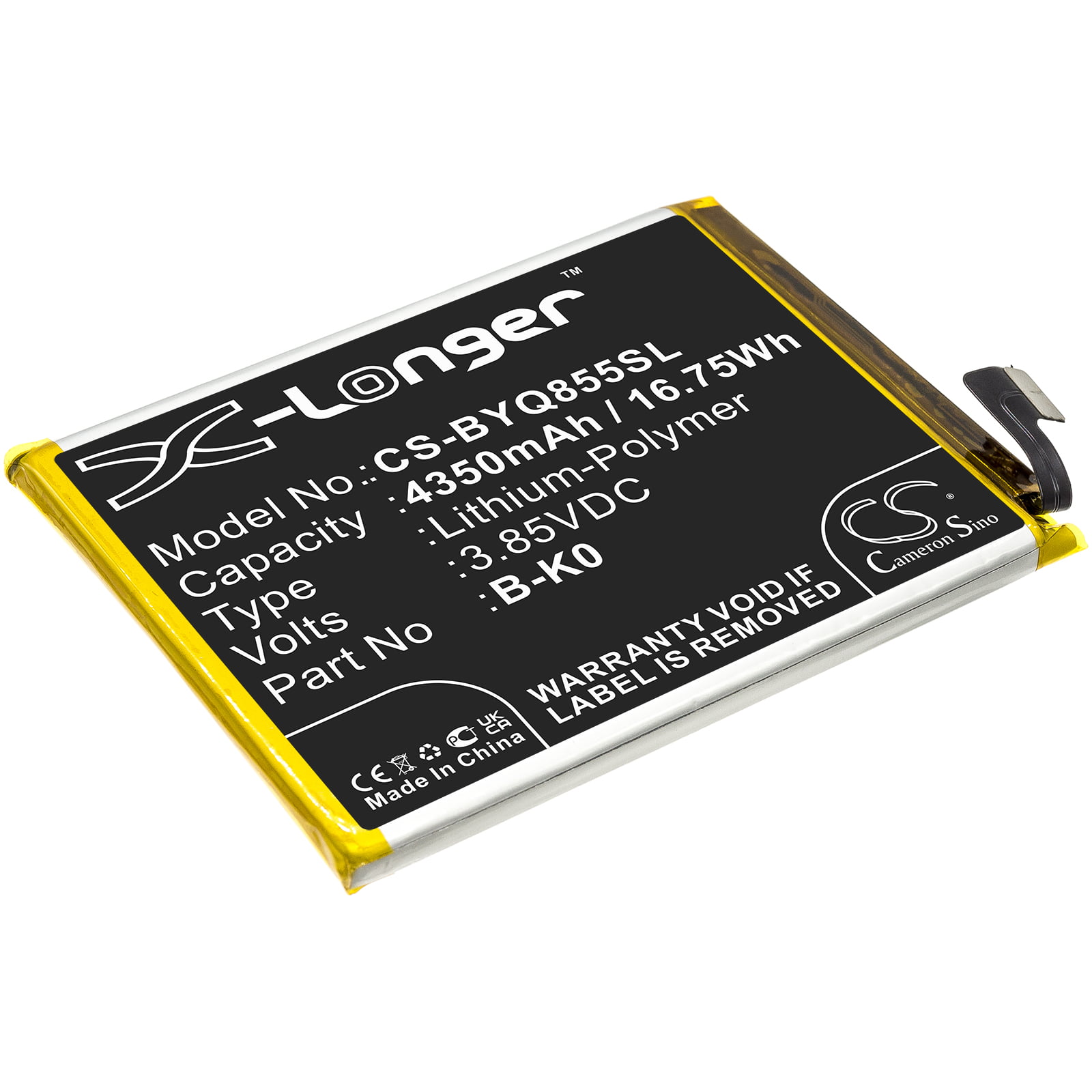 VIVO iQOO Neo 855 V1936 B-K0 Replacement Battery 4350mAh