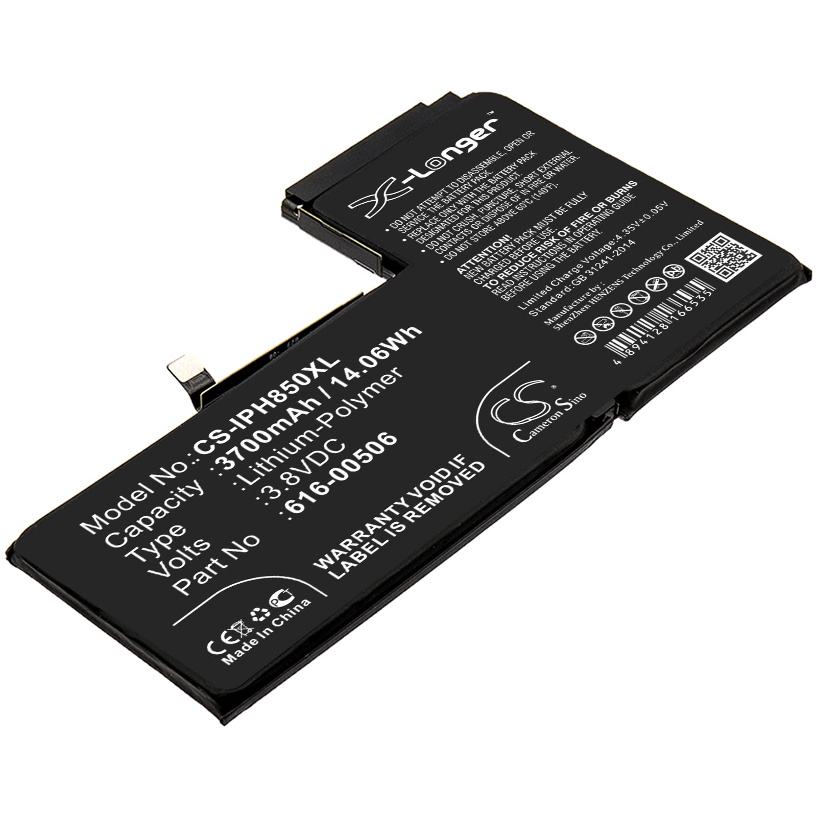 Apple A1921 A2014 A2100 A2101 Replacement Battery 3700mAh