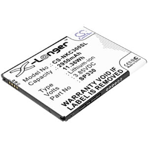 Nokia C3 2020 SP330 Mobile/SmartPhone Replacement Battery 2950mAh