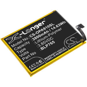 BLP765 MODEL OPPO A91 CPH2001 F15 2020 PCPM00 Replacement Battery