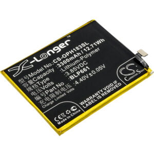 OPPO BLP661 Mobile/SmartPhone Replacement Battery 3300mAh