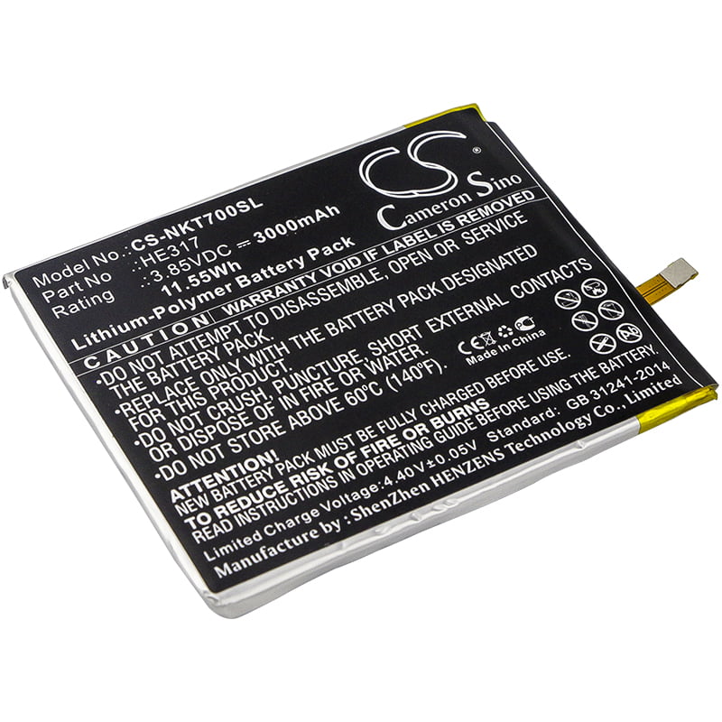 Nokia HE317 Mobile/SmartPhone Replacement Battery 3000mAh