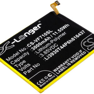 Vodafone Smart V8 VFD 710 Vfone 6+ Replacement Battery 3.85V 3000mAh