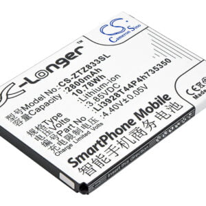LI3928T44P4H735350 ZTE Replacement Battery 3.85V 2800mAh