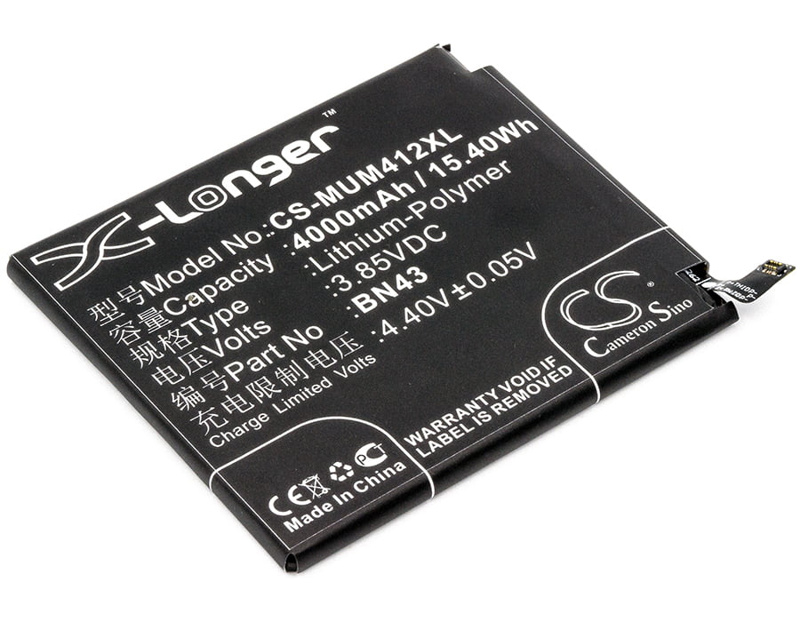 Xiaomi BN43 Replacement Battery 3.85V 4000mAh