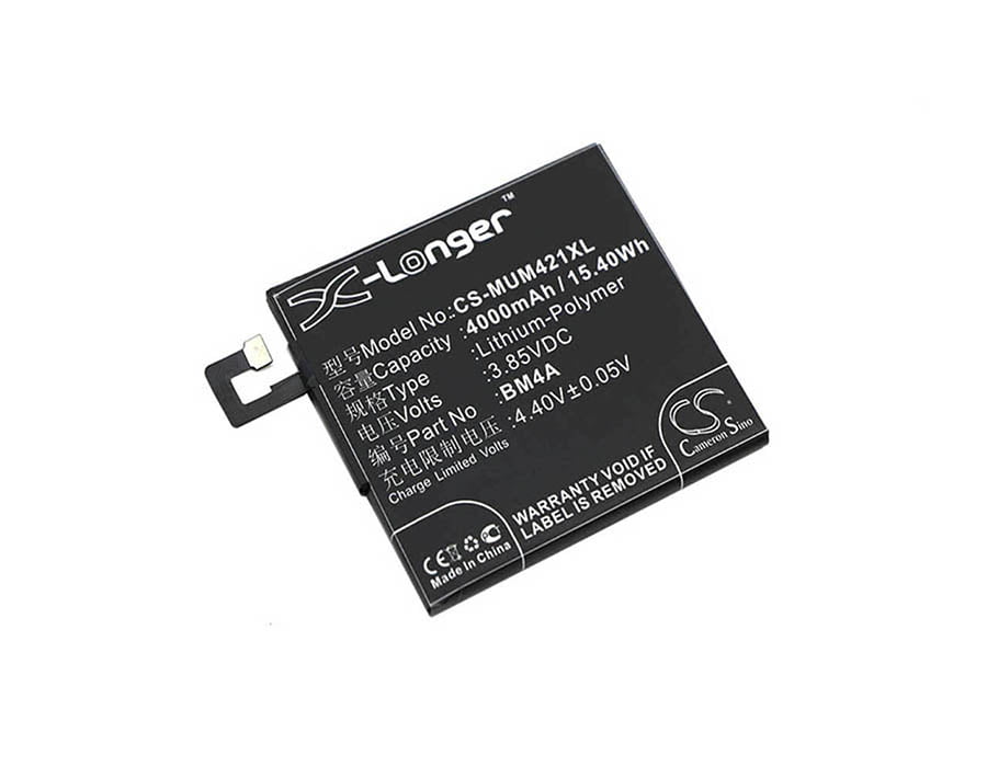 Xiaomi 2016020 2016021 Replacement Battery 3.85V 4000mAh