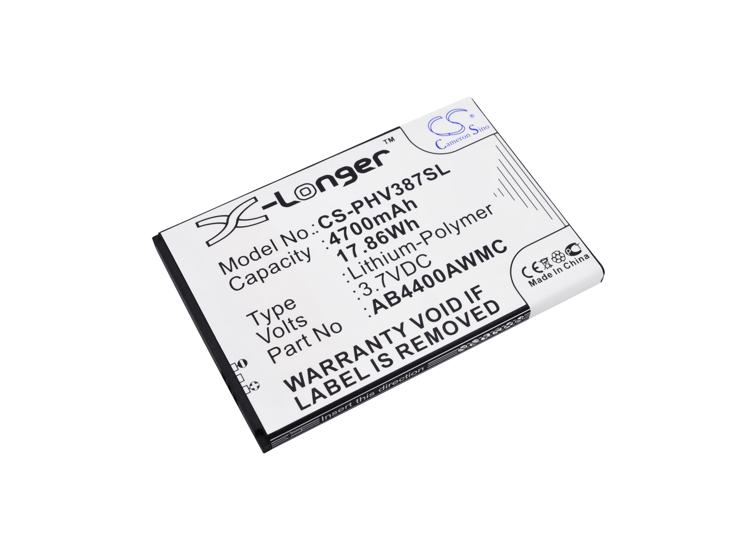 Philips Xenium V387 Replacement Battery 3.7V 4700mAh