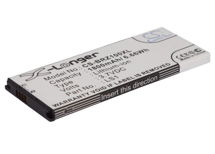 Blackberry BBSTL100-4 Replacement Battery 3.7V 1800mAh
