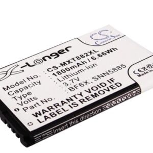 BF6X Motorola XT882 Replacement Battery 3.7V 1800mAh