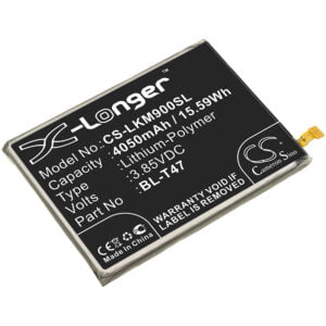 LG Velvet BL-T47 Replacement Battery 3.85V 4050mAh