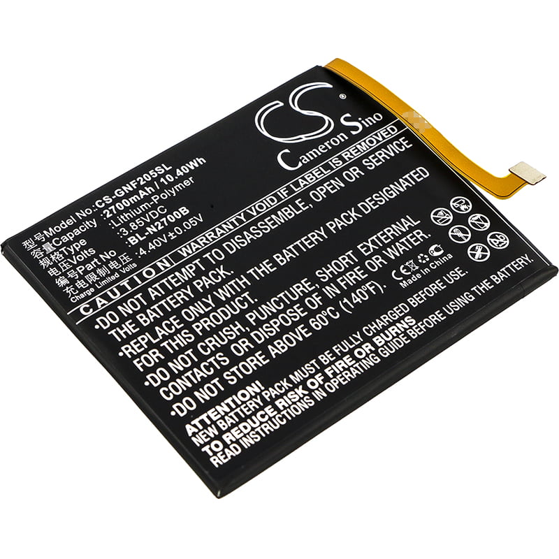 GIONEE F205 BL-N2700B Replacement Battery 2700mAh
