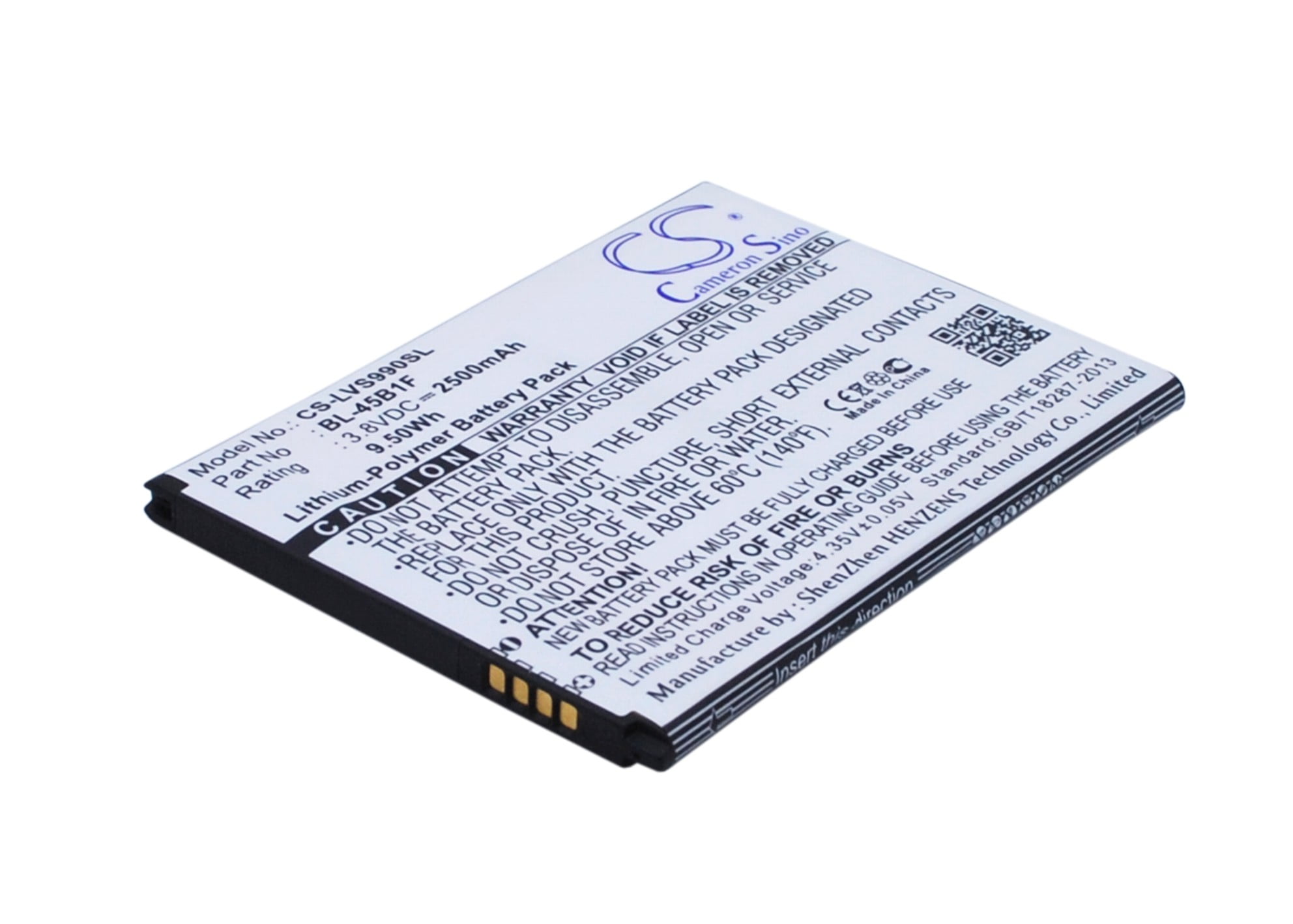 LG V10 BL-45B1F Replacement Battery 3.8V 2500mAh