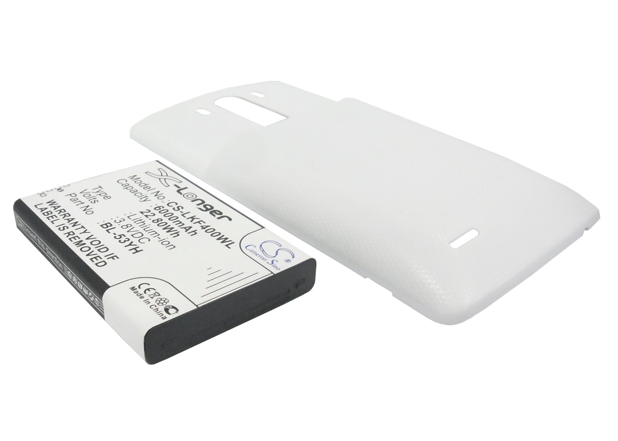 LG D830 D850 D851 D855 F400 Replacement Battery 3.8V 6000mAh