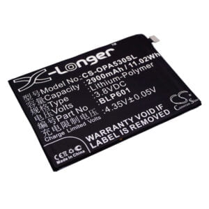 OPPO A1601 A53 A59m A59s Replacement Battery 3.8V 2900mAh