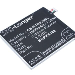 BOPKX100 HTC Desire 626 Replacement Battery 3.8V 1900mAh