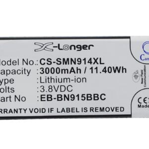 Battery For Samsung Galaxy Note Edge, Note Edge 4G, SM-N915, SM-N9150, SM-N915A, SM-N915D, SM-N915F,