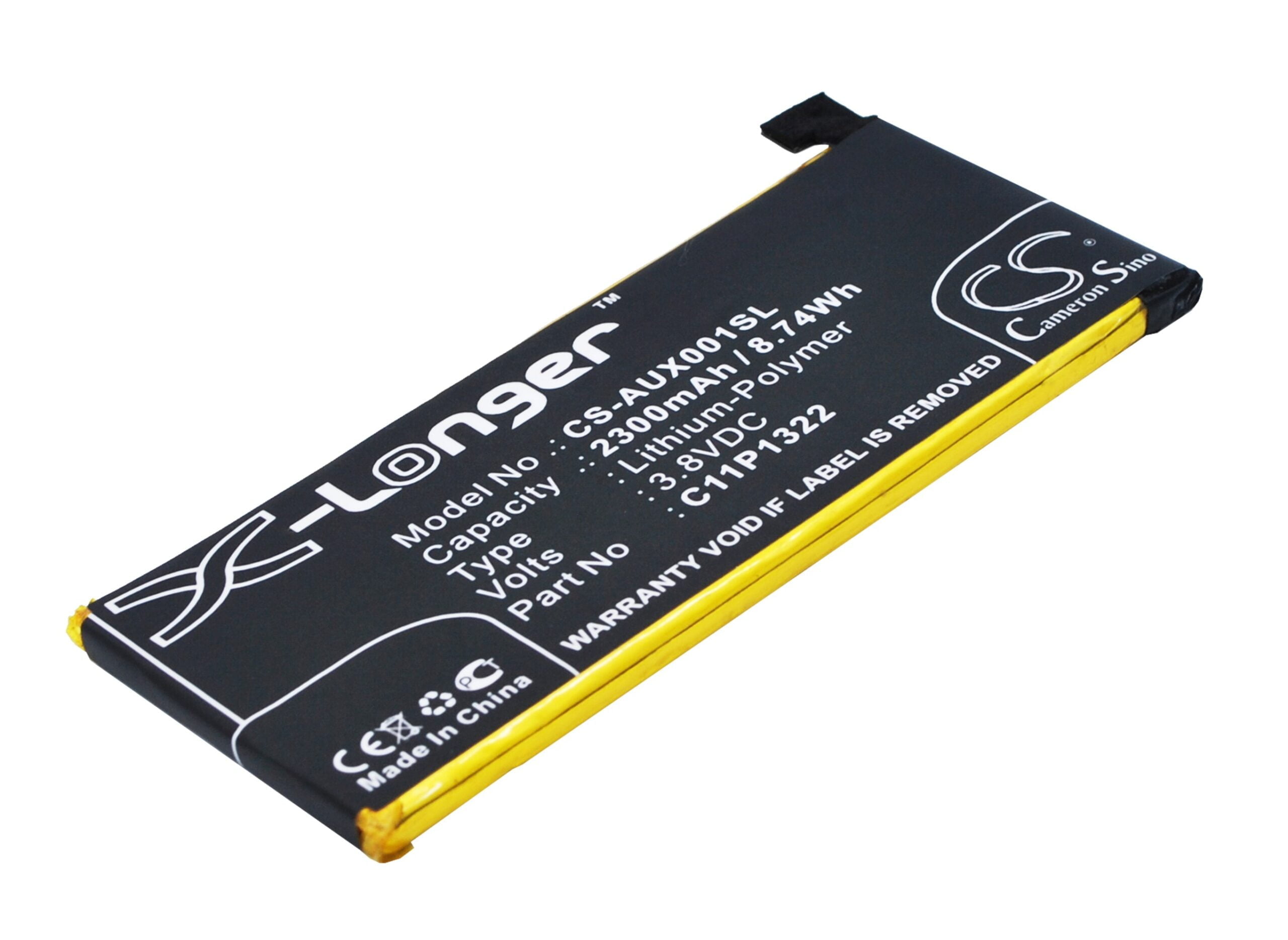 Asus C11P1322 Mobile/SmartPhone Replacement Battery 2300mAh