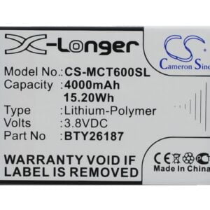 Mobistel  BTY26187, BTY26187Mobistel/STD CS-MCT600SL